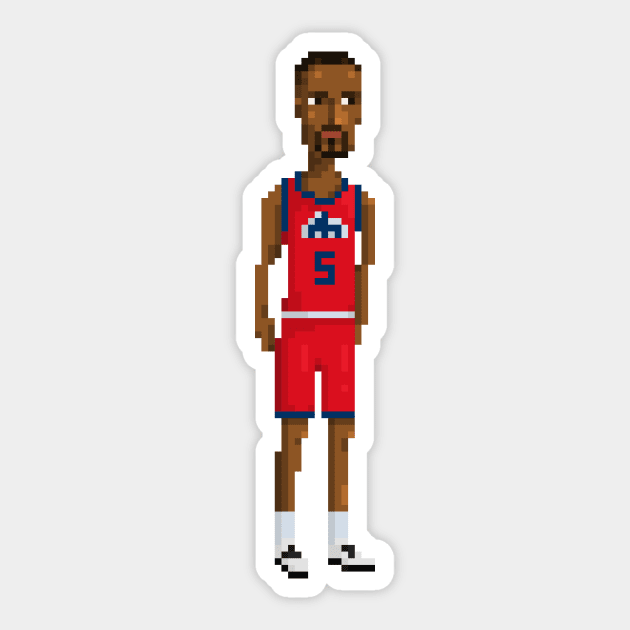 Juwan Howard Sticker by PixelFaces